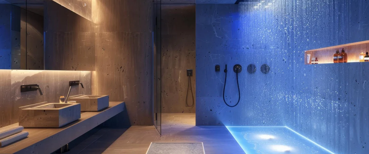 luxury shower